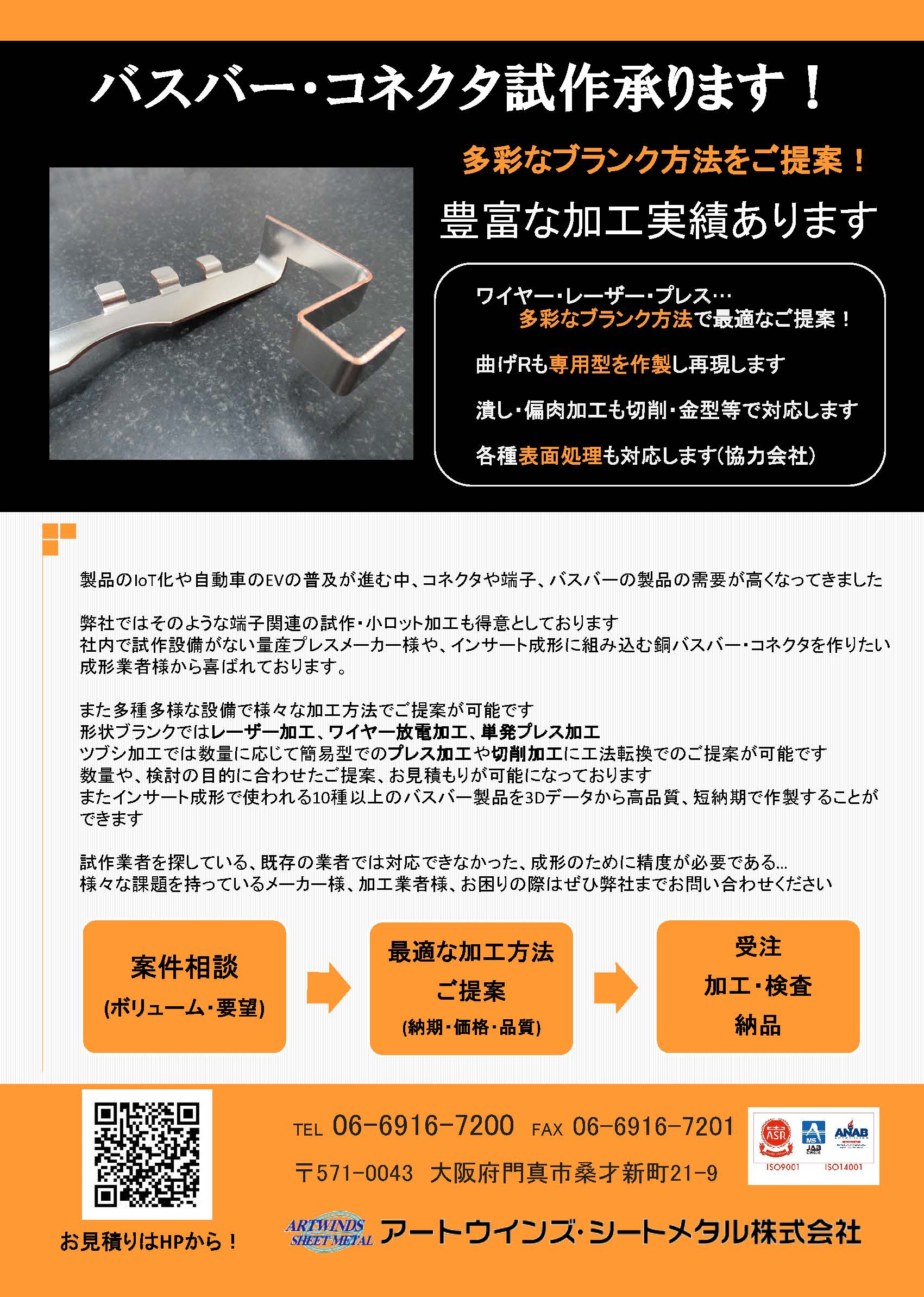 ​​​​​​銅製品(バスバー、端子、コネクタ関連)について